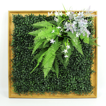 DIY marco de foto de plantas artificiales personalizada anti-uv extraíble